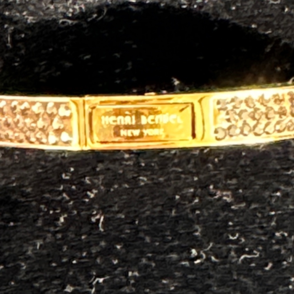 Henri Bendel Gold Crystal Bracelet - Picture 4 of 4